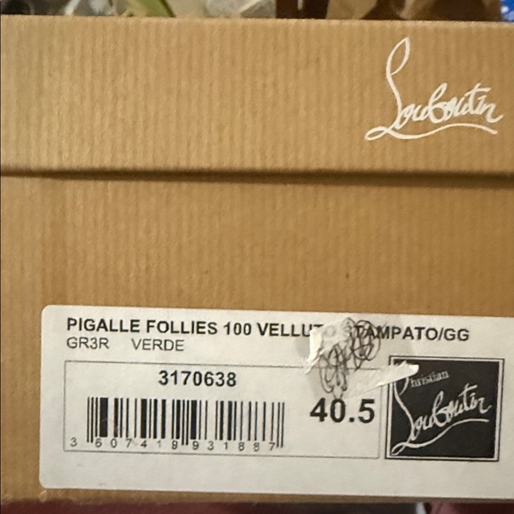 Christian Louboutin Dark Green Heels - Picture 7 of 10